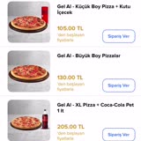 Domino's Pizza Uygulamasında Ki Fiyatla Sepet Farklılığı