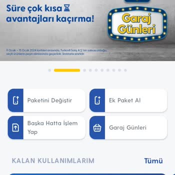 Turkcell İnternet Kullanmama Rağmen Aşım Paketi Verdi
