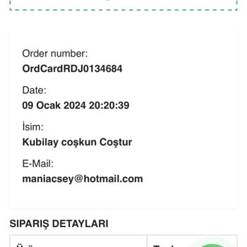 Heryedek.comdan Sipariş Verilen Balata Gönderilmedi