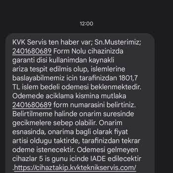 Media Markt Koruma Paketi Hizmeti Yalanı (Onarım İçin Para İsteniyor)