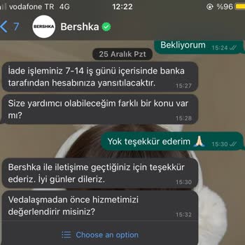 Bershka İade Sürecimi Uzun Zamandır Bekliyorum