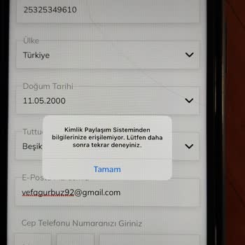 Passolig Kart Başvuru Hatası