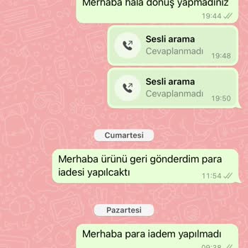 Fashion Step Değişim İade Yapmama