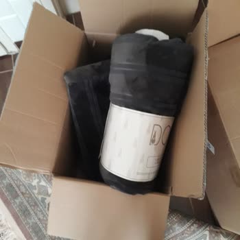 A101 Dofi Beyaz Battaniye Gri Geldi