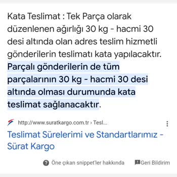 Sürat Kargo Kargodan Değil Kuryeden Kaybediyorsunuz