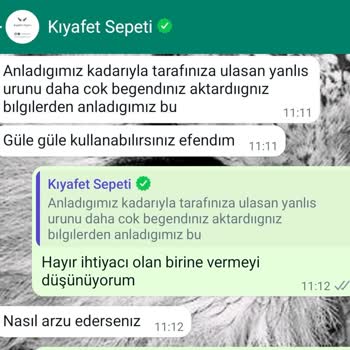 Kıyafet Sepeti İade/Değişim Fiyaskosu Müşteri Temsilcisi Terbiyesizlik
