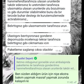Kıyafet Sepeti İade/Değişim Fiyaskosu Müşteri Temsilcisi Terbiyesizlik