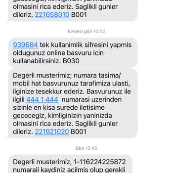 Türk Telekom Başvuru Numarası Verememesi
