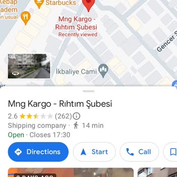 MNG Kargo Rıhtım Şubesinin Kargomu Teslim Edememesi