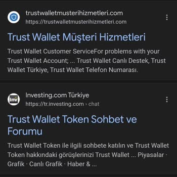 Trust Wallet Paramın İade Edilmesini İstiyorum