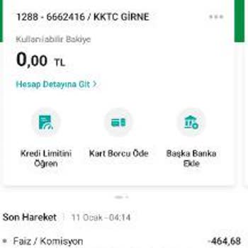 Garanti Bankası Hesap İşletim Ücreti