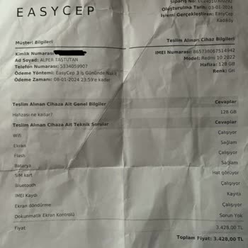EasyCep Cep Telefonu Satışı