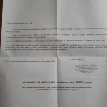 Skechers Sattığı Ürüne Garanti Vermiyor Aslında