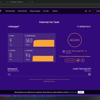 Netspeed İnternet Hız Sorunu
