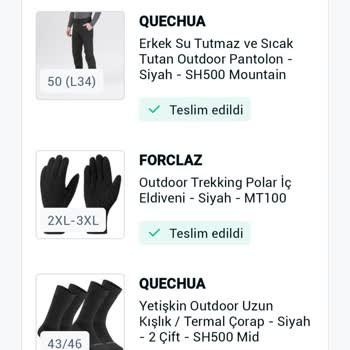 Decathlon Uygulama Kargo Sorunu