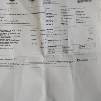 Vodafone Net Abonelik Sözleşmesi İptali