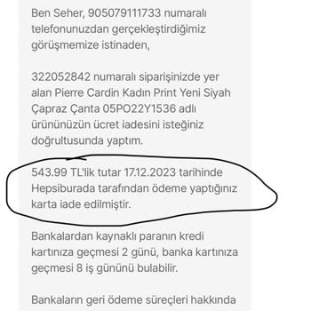 Hepsiburada Para İademi Yapmıyor.