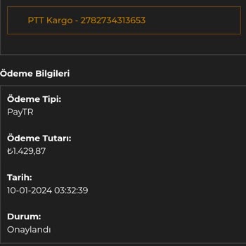 PTT Kargo Ürünümü Yanlış Yere Teslim Etti