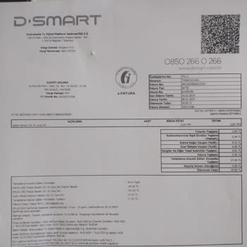 D Smart 61039198 Numaralı Abonelik Feshi