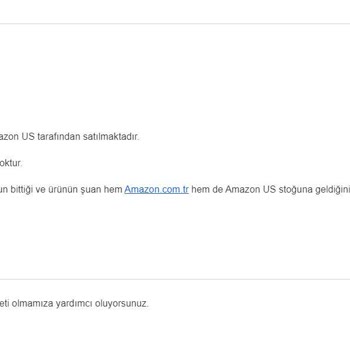 Amazon.com.tr Haksız Kazanç Elde Etmeye Çalışıyor