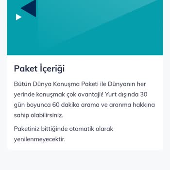 Türk Telekom Yurt Dışı Paketinde Bilgilendirmeyi Eksik Yapıyor
