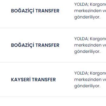 Aras Kargo İlçeler Arası Aktarımın İl Dışına Çıkarılması