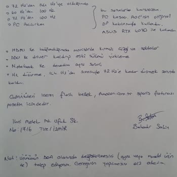 Tecpro Bilgi Teknolojileri Tecpro Ve Yurtiçi Kargo Hasar Tespit Tutanağı Vermiyor!