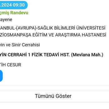 Sağlık Bakanlığı Op. Dr. F**** C**** Hakkında Şikayet