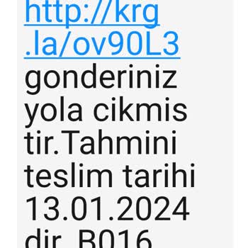 İzmit Anıtpark Aras Kargo Şikayet