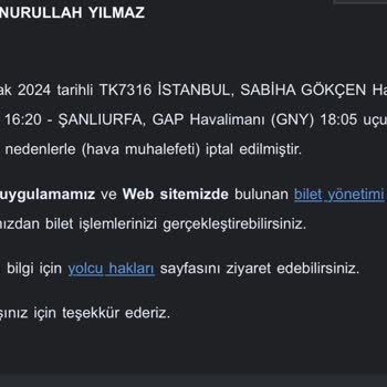 Enuygun.com İnternet Sitesindeki İptal Edilen Uçuş İçin Kesinti Şikayeti