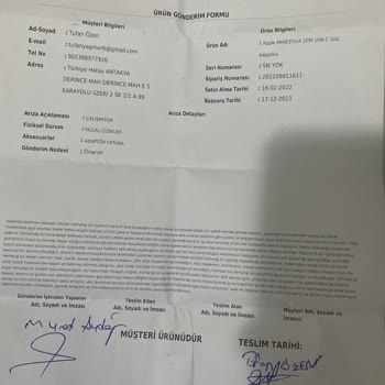 Ticaret Bakanlığı Teknosa Apple Şarj Adaptörü İmitasyon Çıktı