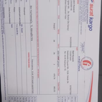 Sürat Kargo Kargo Ücreti Şoku Ve İptal Sorunu