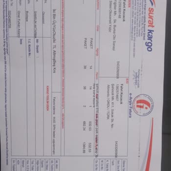 Sürat Kargo Kargo Ücreti Şoku Ve İptal Sorunu