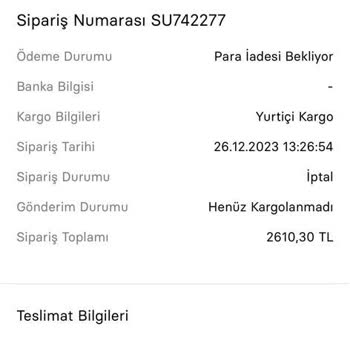 Sneaks Up Sipariş İptali Para İadesi