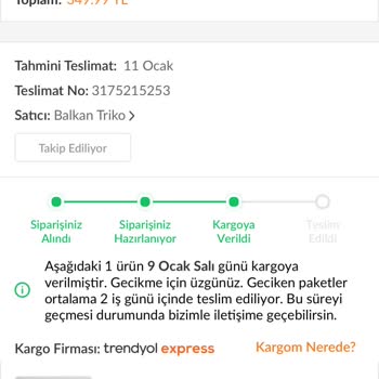 Trendyol Bayrampaşa İstanbul'dan Beylikdüzü İstanbul'a Bir Kargo Macerası
