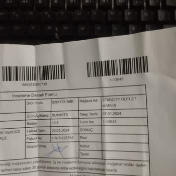 Skechers Satın Alınan Ayakkabının Değişim Talebinin Reddedilmesi Üzerine Yaşanan Mağduriyet