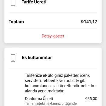 Vodafone Borç Alacak İadesi
