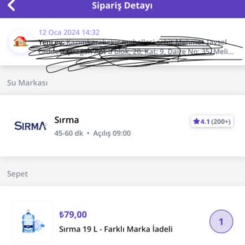 Getir Su Tam Anlamıyla Fiyasko