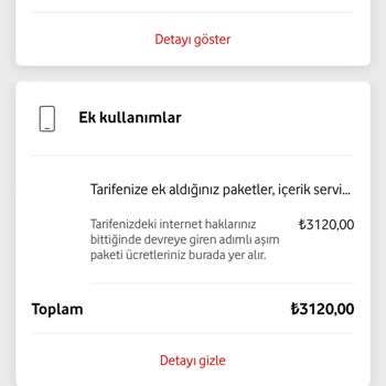 Vodafone Paramı İade Etmedi
