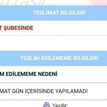 Aras Kargo Bilerek Kargo Teslimatını Gerçekleştirmemesi