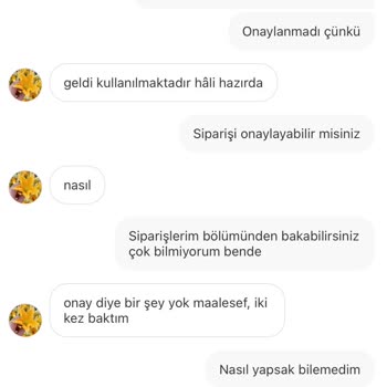 Gardrops Ulaşmış Ürünün Siparişi Onaylamıyor Ve Parasını Yatırmıyor