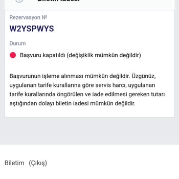 Tickets.com.tr Bilet İade Güvencesi Almama Rağmen İadeyi Gerçekleştirmediler