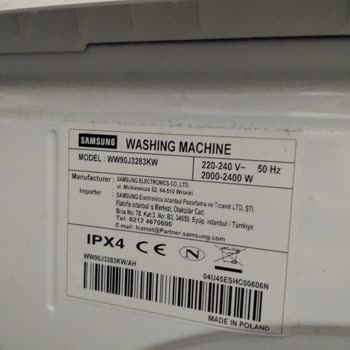 Samsung Çamaşır Makinesi Pişmanlıktır