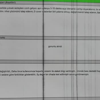 Monster Notebook Ses Sorunları İçin Teknik Destek Talebi