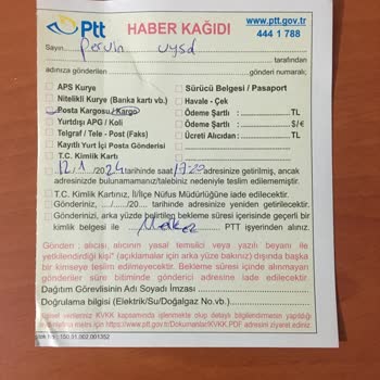 Tüm Gün Evde Beklediğim PTT Kargo Kuryesinin Telefon Ettim Yalanı