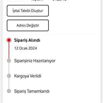 Vodafone Hızlı Teslimat Beklerken Hayal Kırıklığı