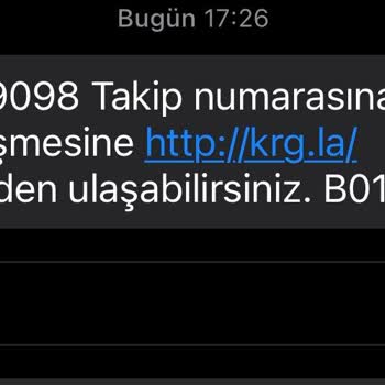 Aras Kargo Cep Telefonuma Gönderilen Kargo Bilgisi