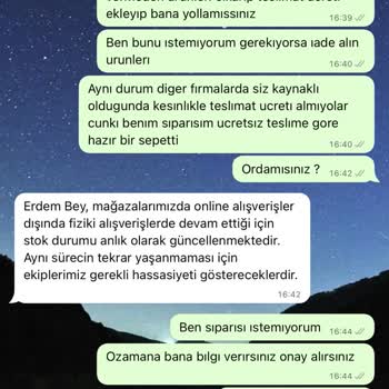 A101 Kapıda Ücretsiz Teslimat Yalanı