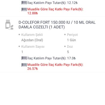 Şeyma Eczanesi (Esenyurt) İki Adet İlaç Yazılmış İkisini De Muadil İlaçları Vermiş