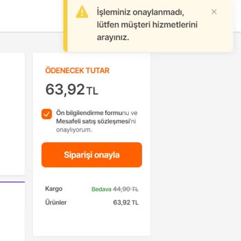 Hepsiburada Premium Pişmanlığı Sipariş Veremiyorum!